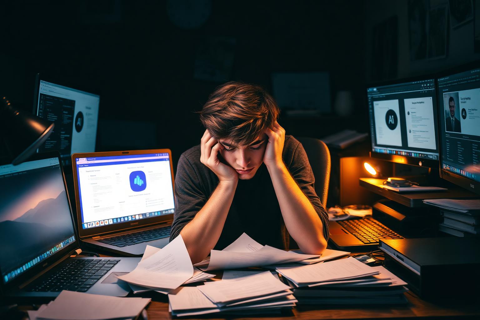 Overwhelmed creator struggling with too many AI tutorials
