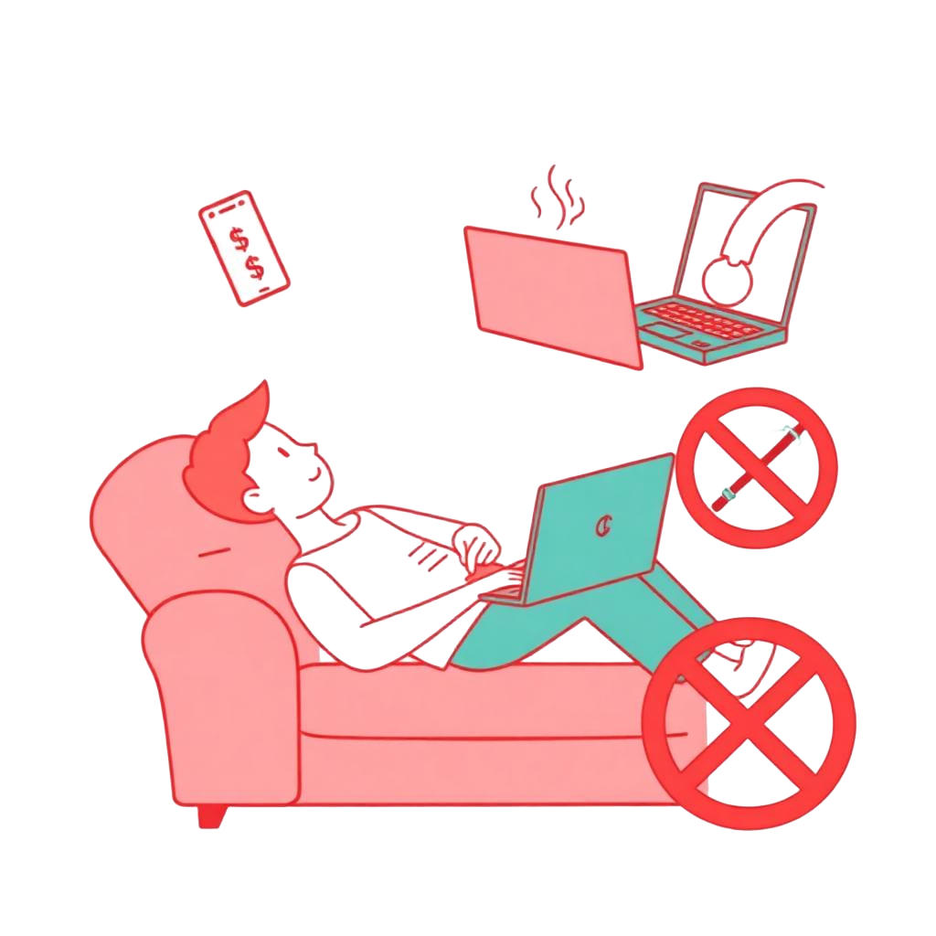 Illustration representing shortcut seekers this workshop is not for